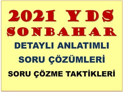 2021 YDS Sonbahar Soru Çözümleri (Arapça)